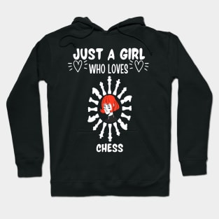 Just a girl who loves chess Hoodie